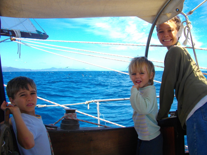 Joline NZ sailing to Great Barrier Island